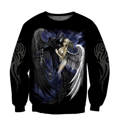 Skull And The Girl Hoodie For Men And Women MH27022101