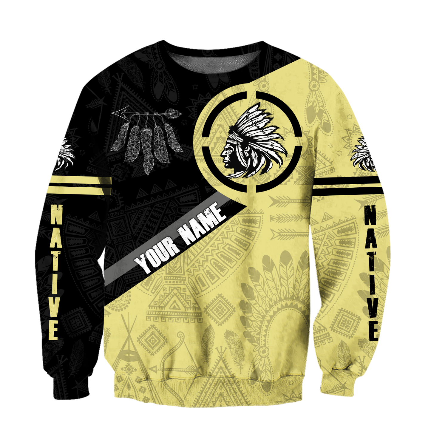 Personalized Native American 3D All Over Printed Unisex Shirts