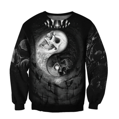 Yin Yang Skull Hoodie For Men And Women MH25012102