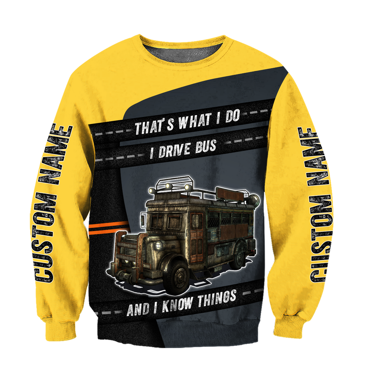 Premium Unisex All Over Printed Bus Driver Shirts MEI
