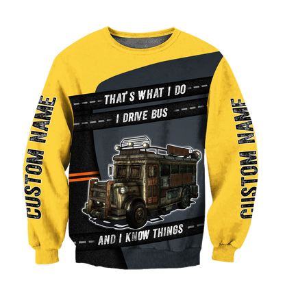 Premium Unisex All Over Printed Bus Driver Shirts MEI
