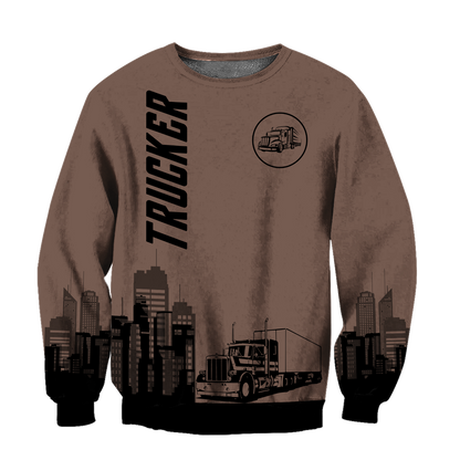 Trucker 3D All Over Printed Shirts For Men and Women