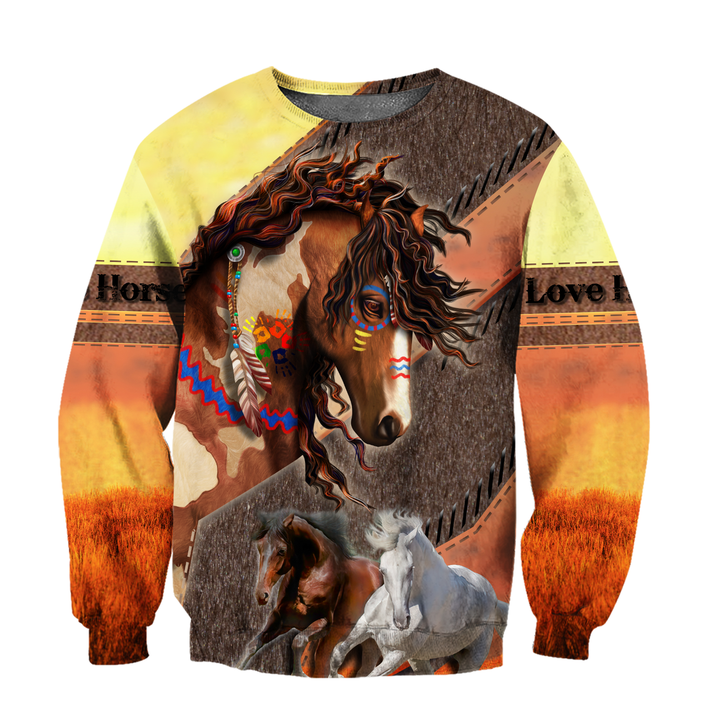 Love Horse 3D All Over Printed Hoodie For Men And Women HHT25112003CL