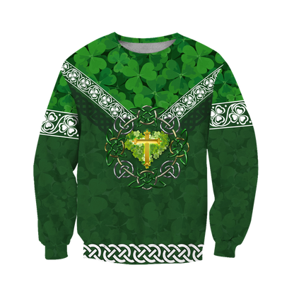 Premium Christian Jesus Easter St Patrick's Day 3D All Over Printed Unisex Shirts