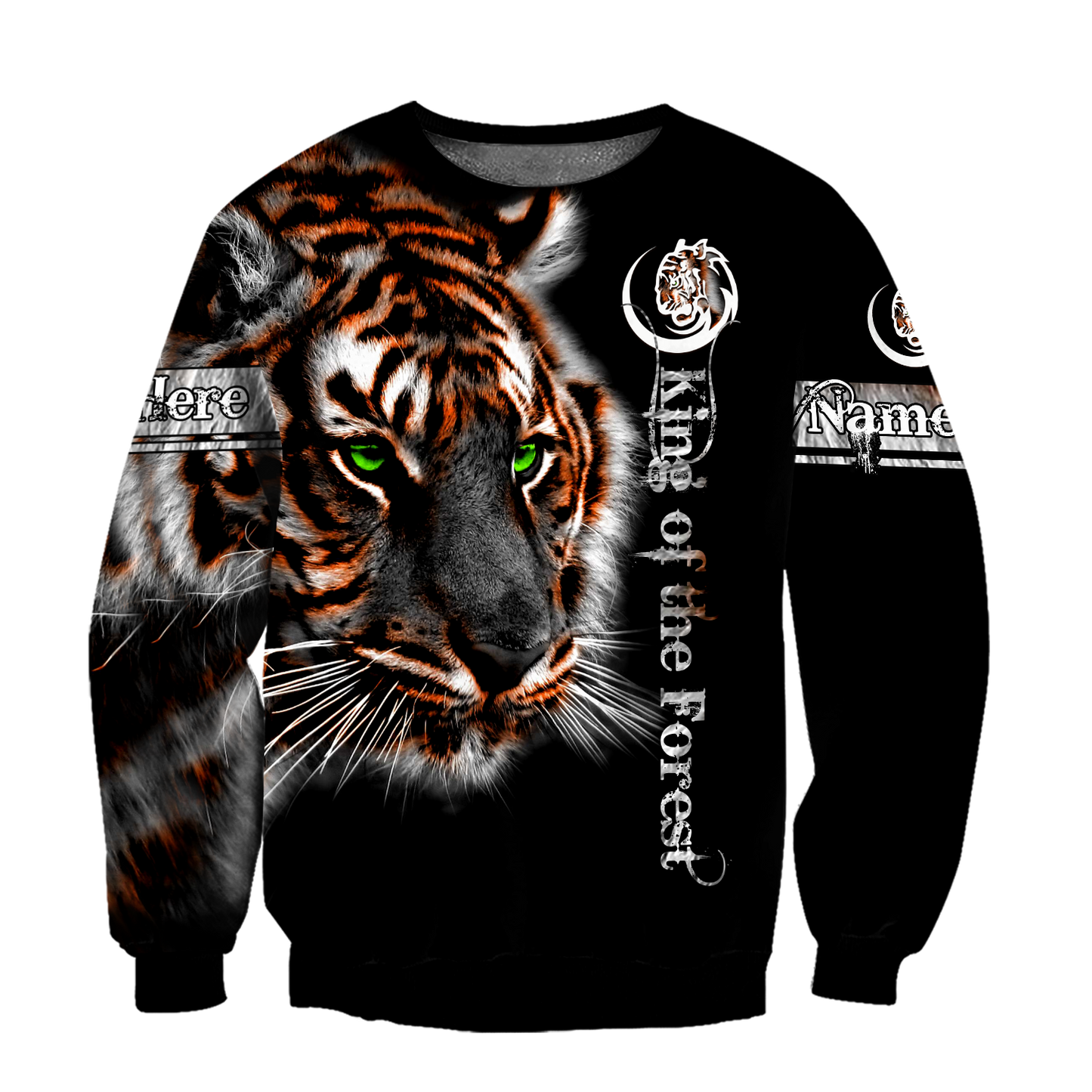 Personalized Name Tiger 3D All Over Printed Unisex Shirts