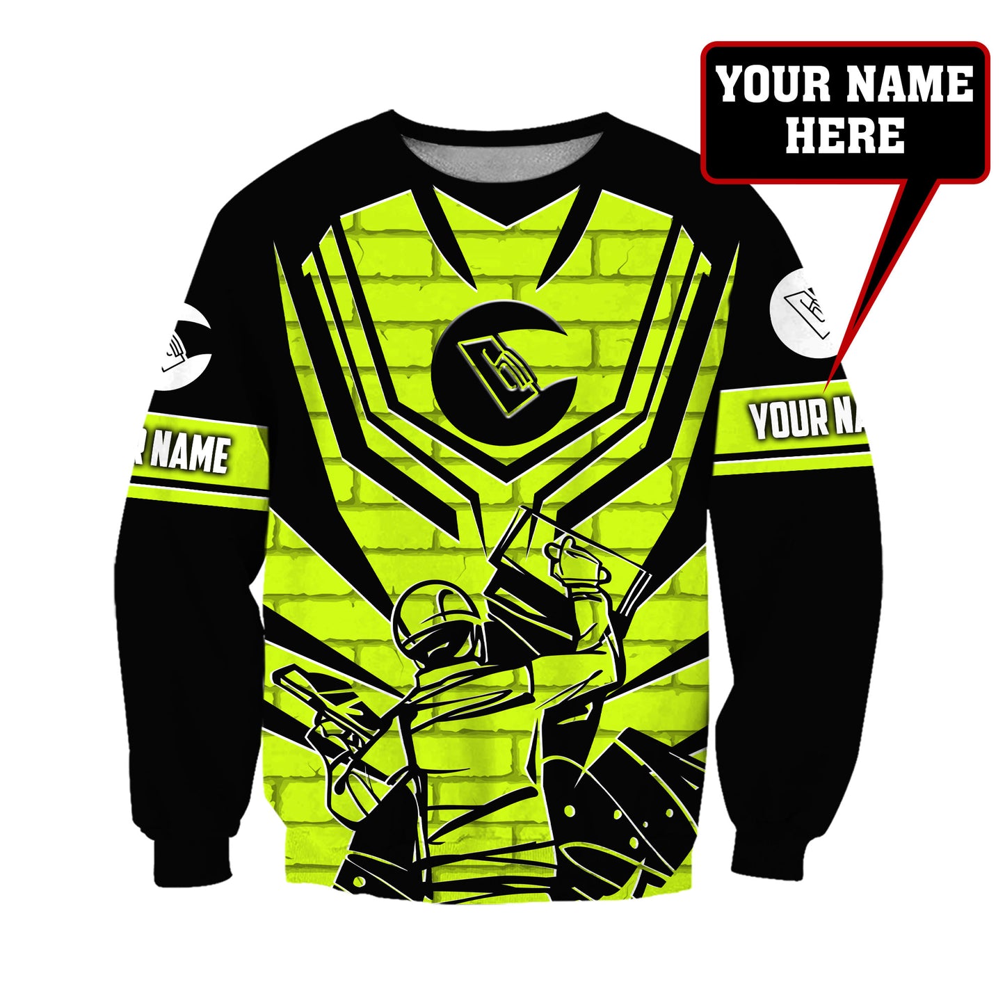 Personalized Name XT Plasterer 3D Printed Clothes AM26032102