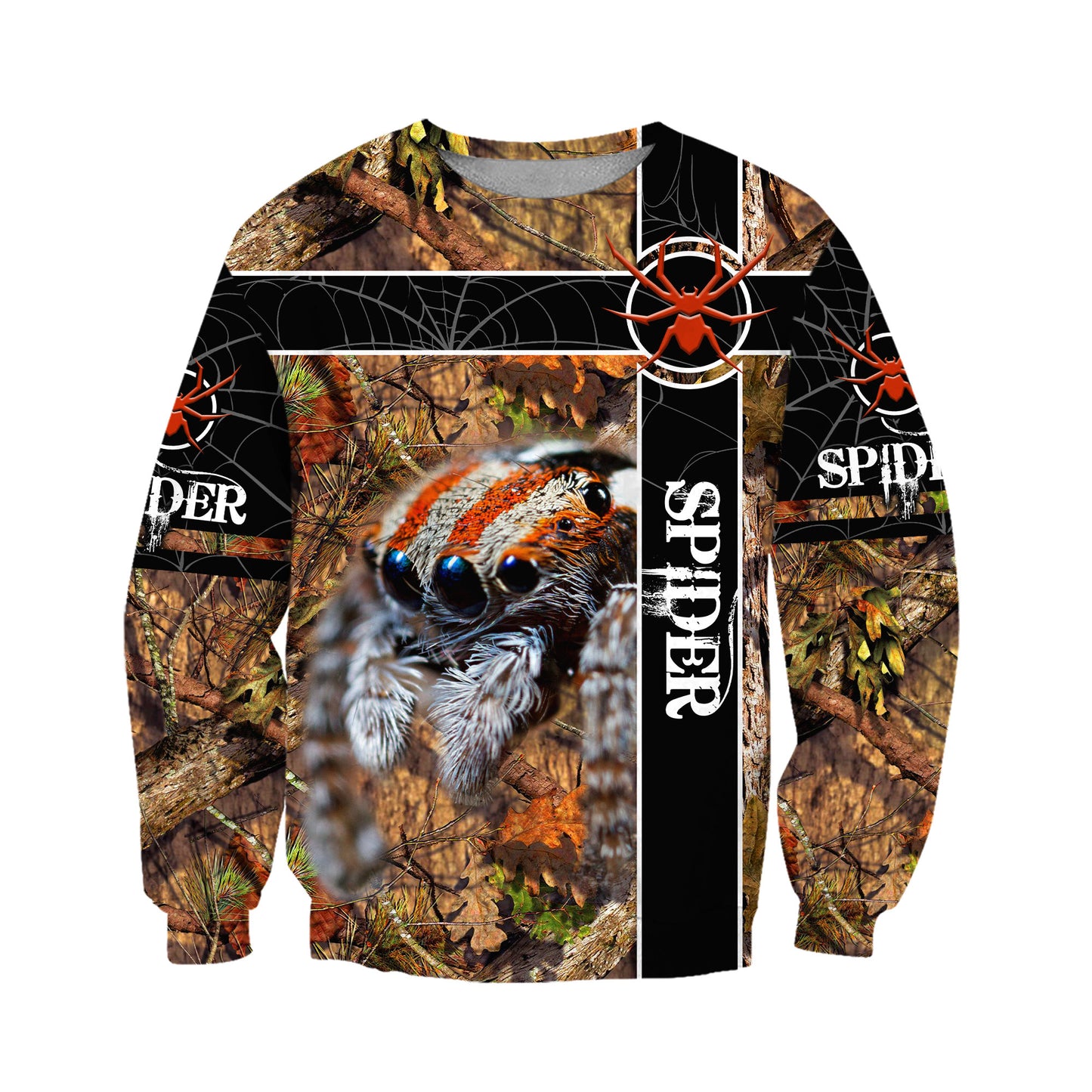 Spider Tarantula Camou 3D All Over Printed Premium Unisex Hoodie ML