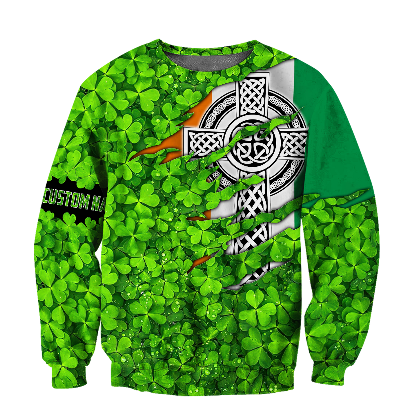 Premium Personalized Name Irish Saint Patrick's Day 3D All Over Printed Unisex Shirts