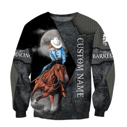 Personalized Barrel Racing 3D All Over Printed Unisex Shirts