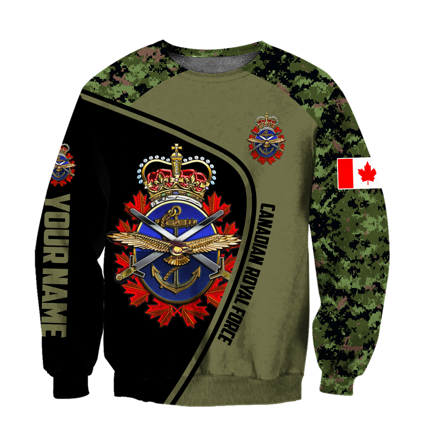 Personalized Name XT Canadian Armed Forces Veteran 3D All Over Printed Shirts DA13032106
