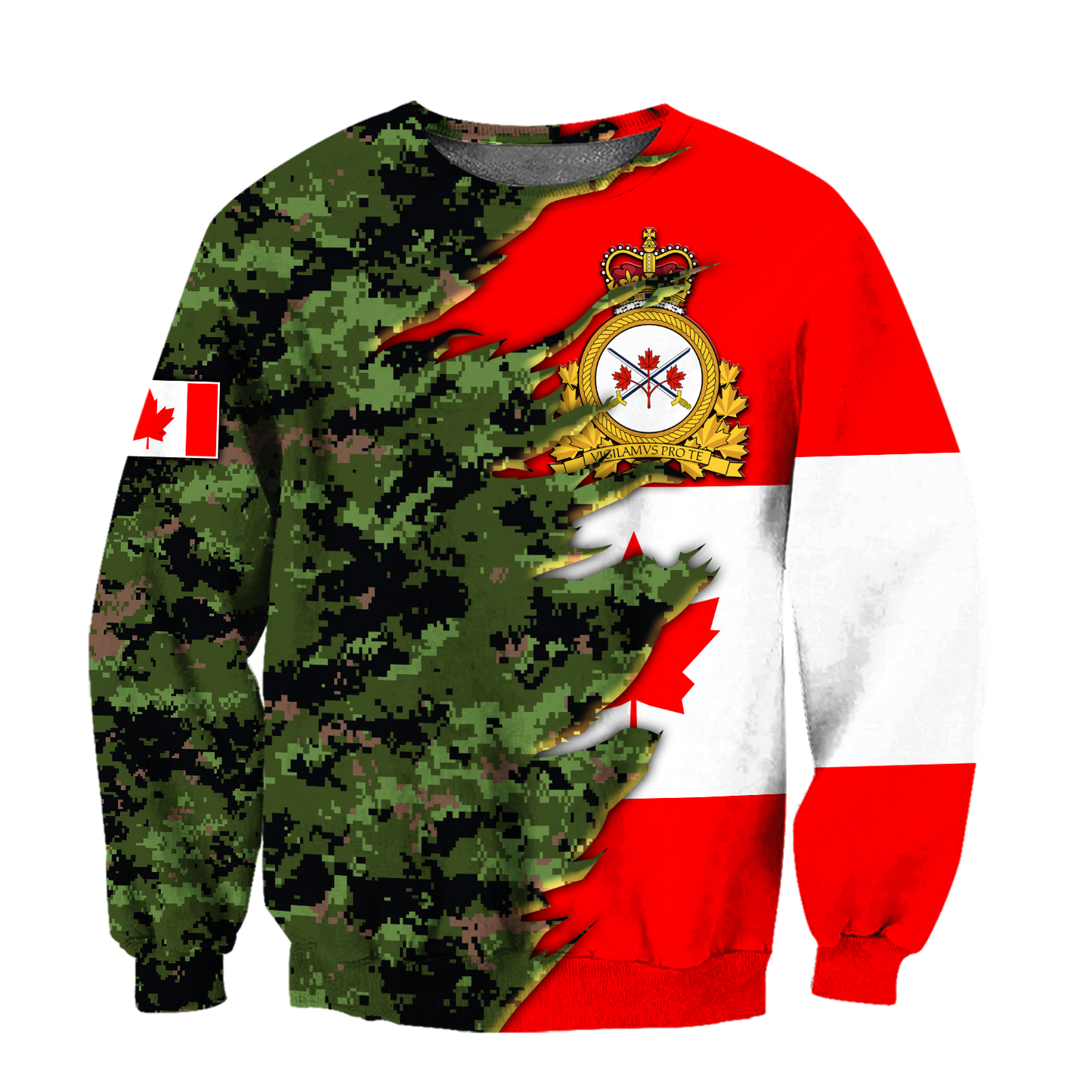 Canadian Army Veteran 3D All Over Printed Shirts MH13032103.S1