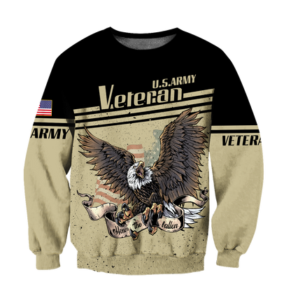 US Army Veteran EagleHonor the fallen Polo Shirt