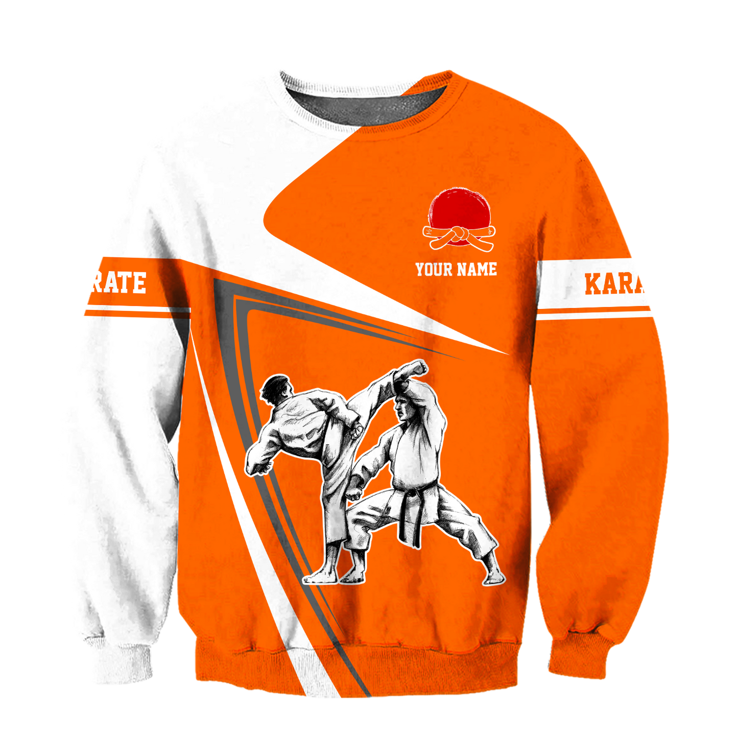 Customize Name Karate Hoodie For Men And Women MH08032104.S2