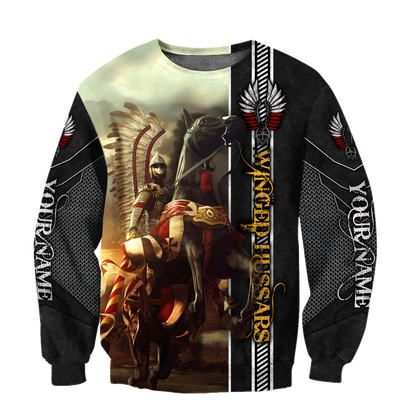 Premium Cavalry Winged Hussars Custom name 3D Printed Shirts