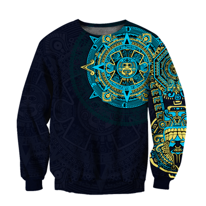 Premium Aztec Mexico 3D All Over Printed Shirts S