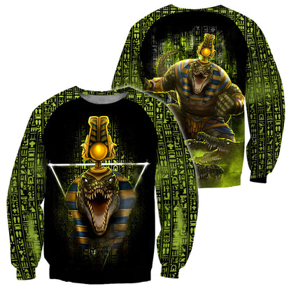 The Gods of Egypt - Sobek 3D All Over Printed Unisex Shirts