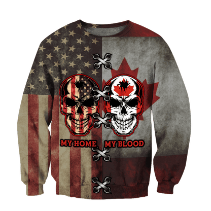 American Canadian 3D Printed Shirts HHT01042103