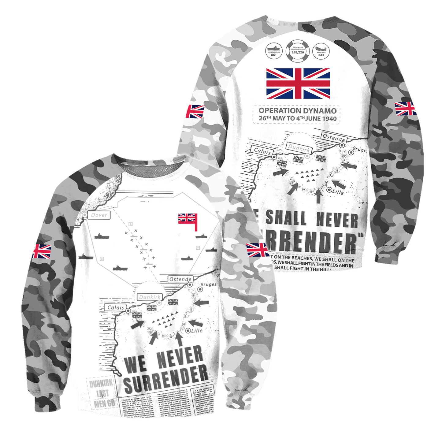 Remembrance Day Lest We Forget 3D All Over Printed Unisex Shirts