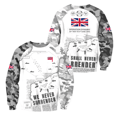Remembrance Day Lest We Forget 3D All Over Printed Unisex Shirts