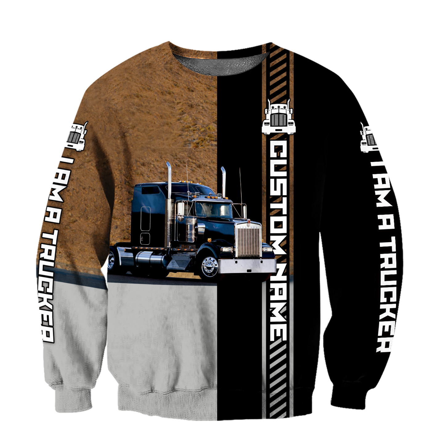 Premium Personalized Unisex All Over Printed Trucker Shirts MEI