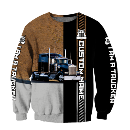 Premium Personalized Unisex All Over Printed Trucker Shirts MEI