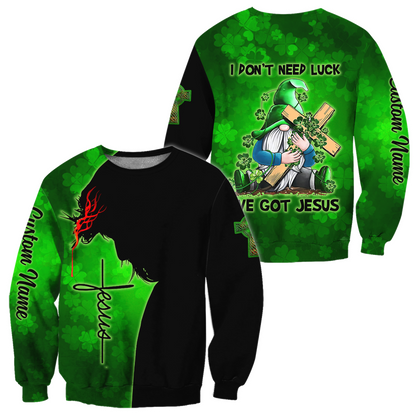 Irish Jesus 3D All Over Printed Unisex Shirts For Men And Women