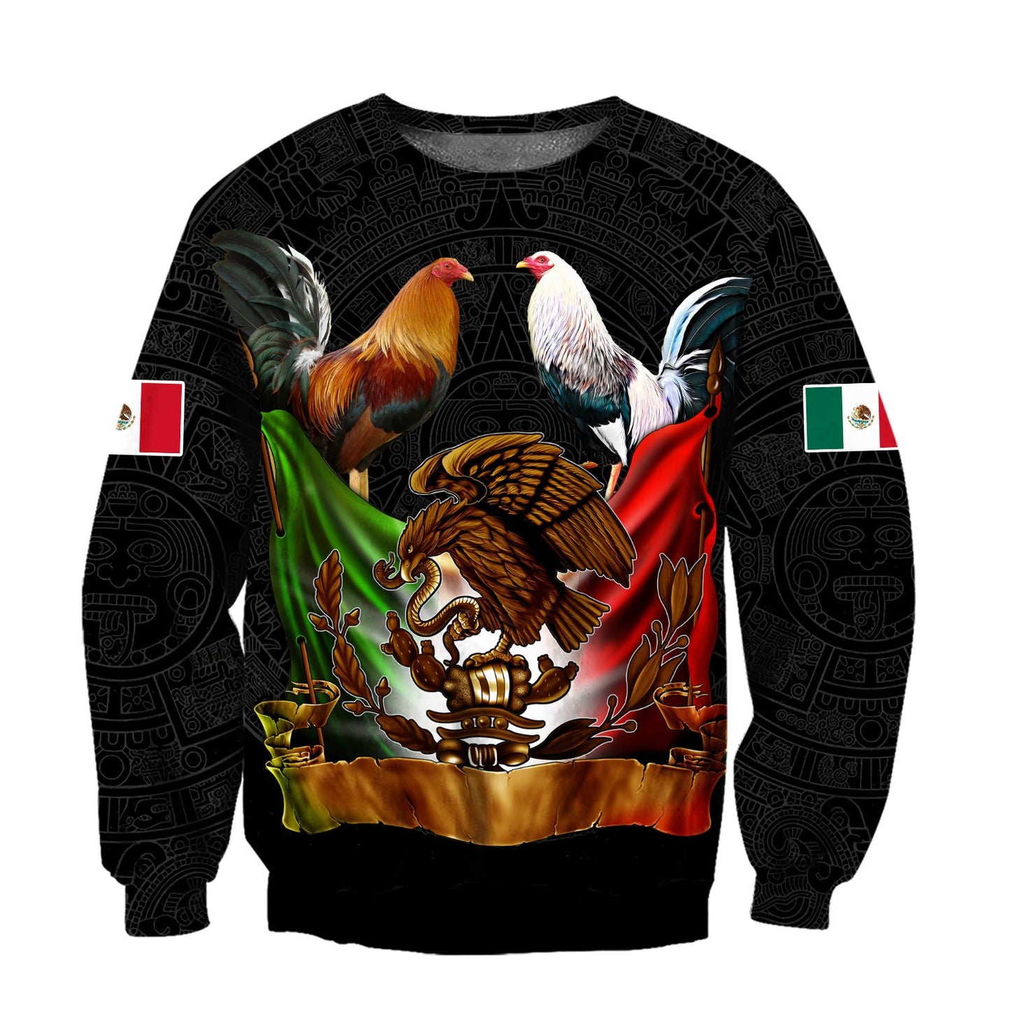 Mexico Rooster 3D All Over Printed Unisex Shirts
