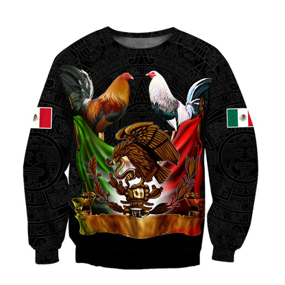 Mexico Rooster 3D All Over Printed Unisex Shirts