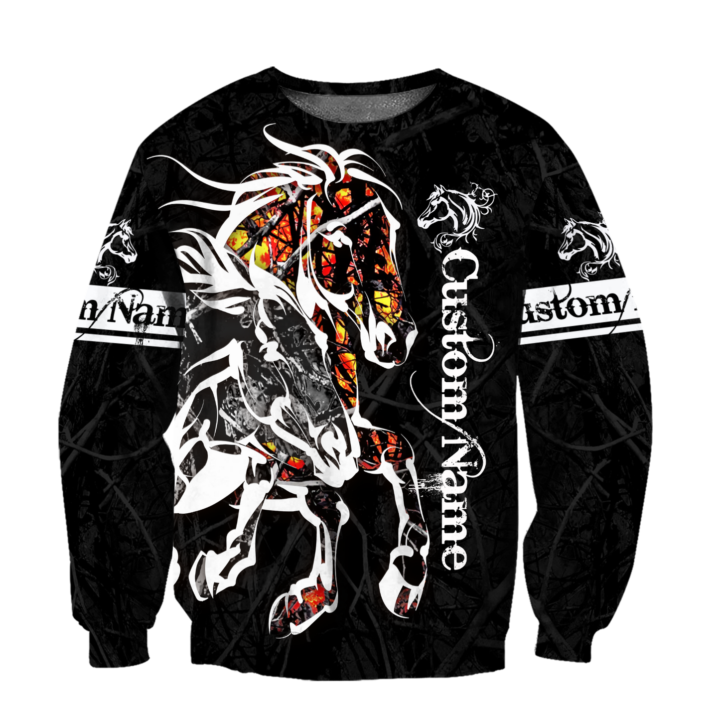 Personalized Name Horse 3D All Over Printed Shirts For Men and Women