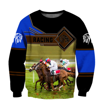 Horse Racing 3D All Over Printed Unisex Shirts