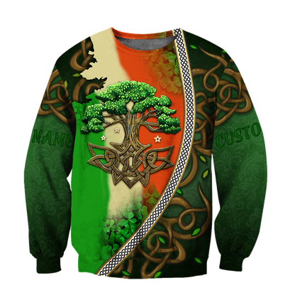 Premium Personalized Name Irish Saint Patrick's Day 3D All Over Printed Unisex Shirts