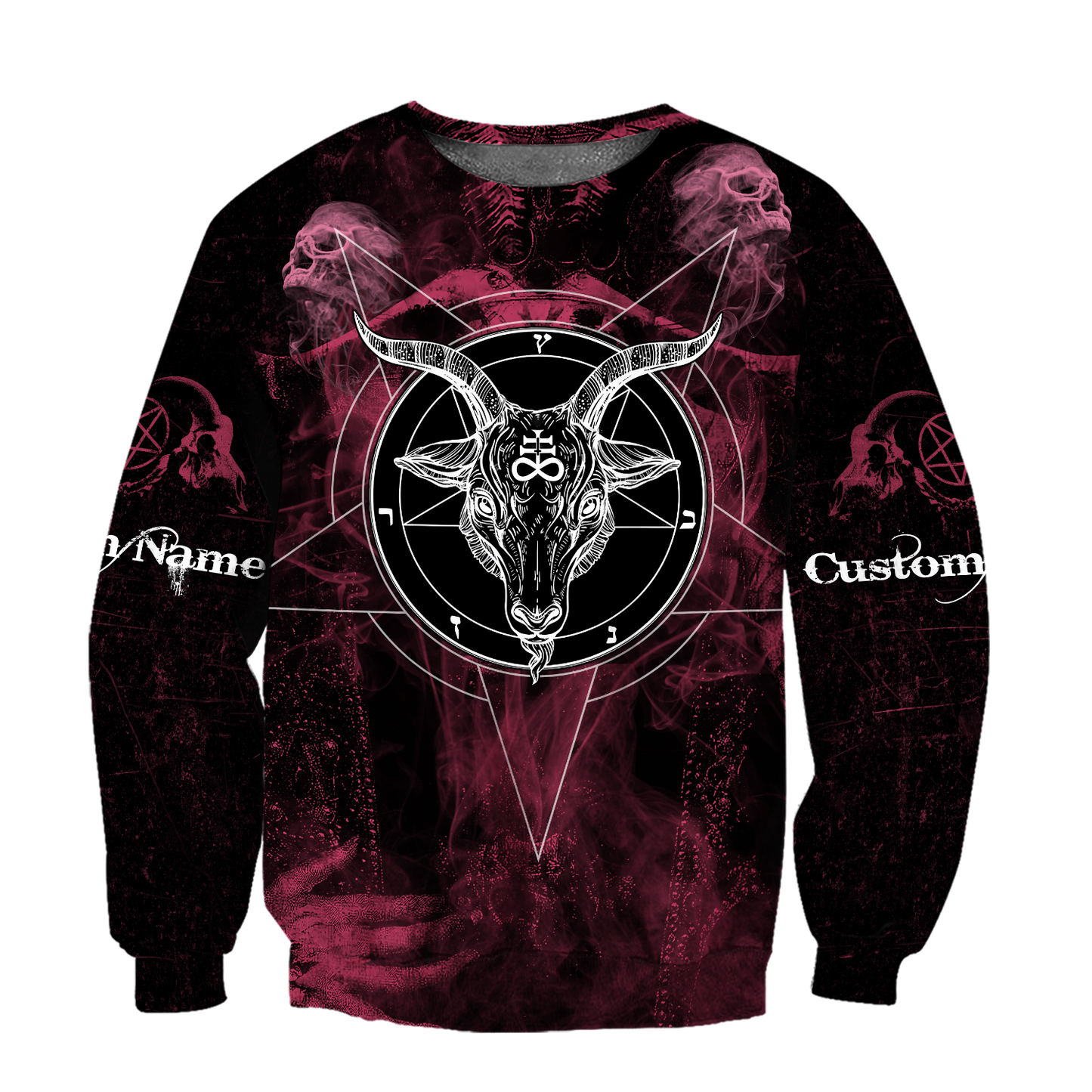 3D All Over Printed  Satanic Unisex Shirts Custom Name XT PD02022101