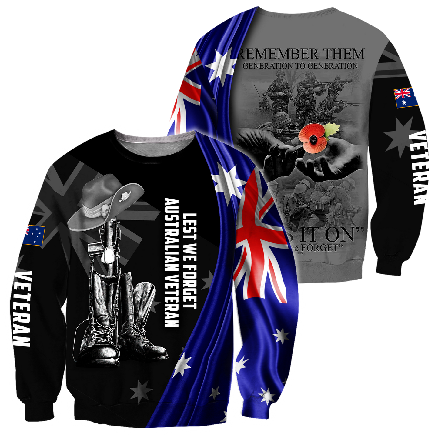 Anzac Day 3D Printed Unisex Shirts TN PD24032103