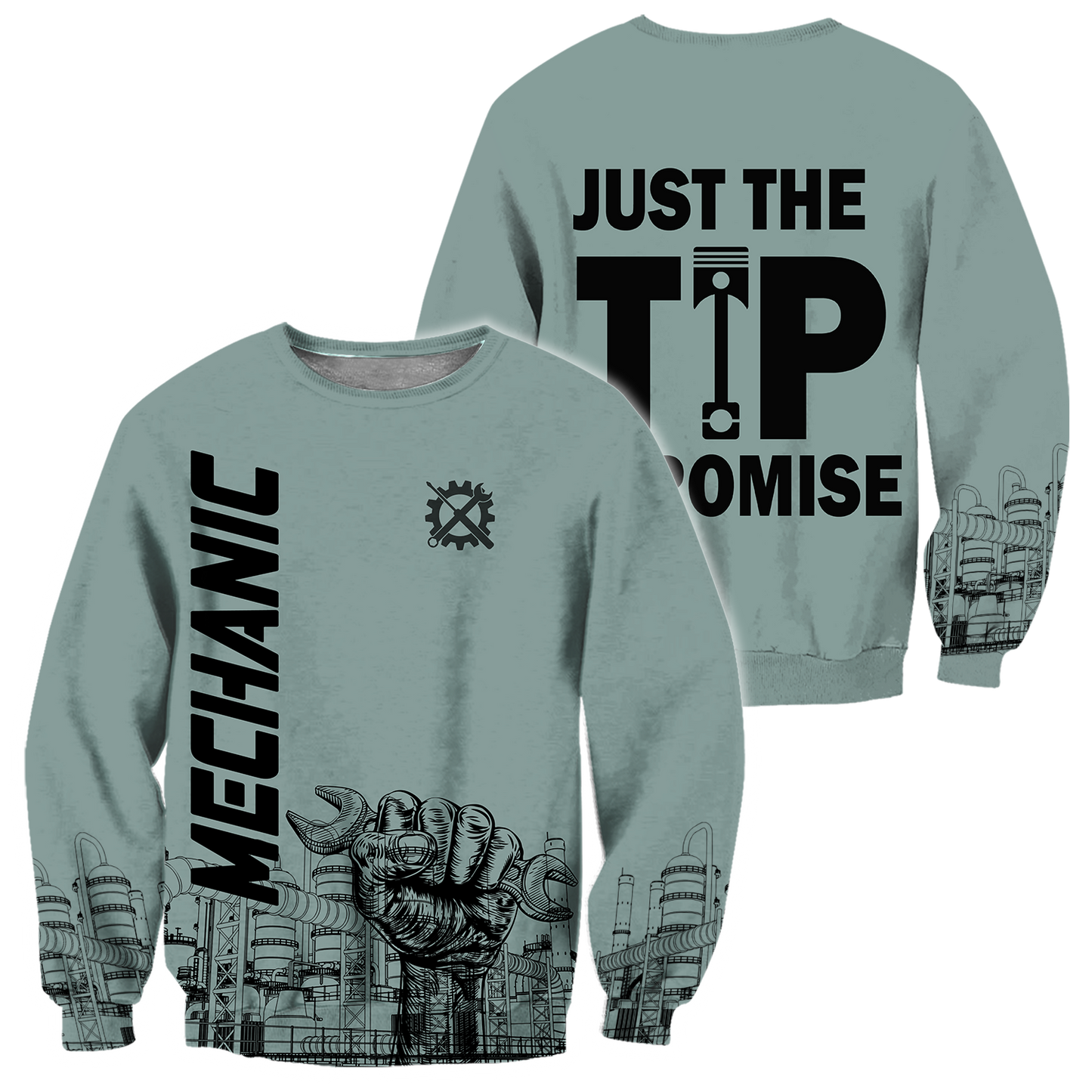 Just The Tip I Promise All Over Printed Mechanic Hoodie For Men and Women DA16042101