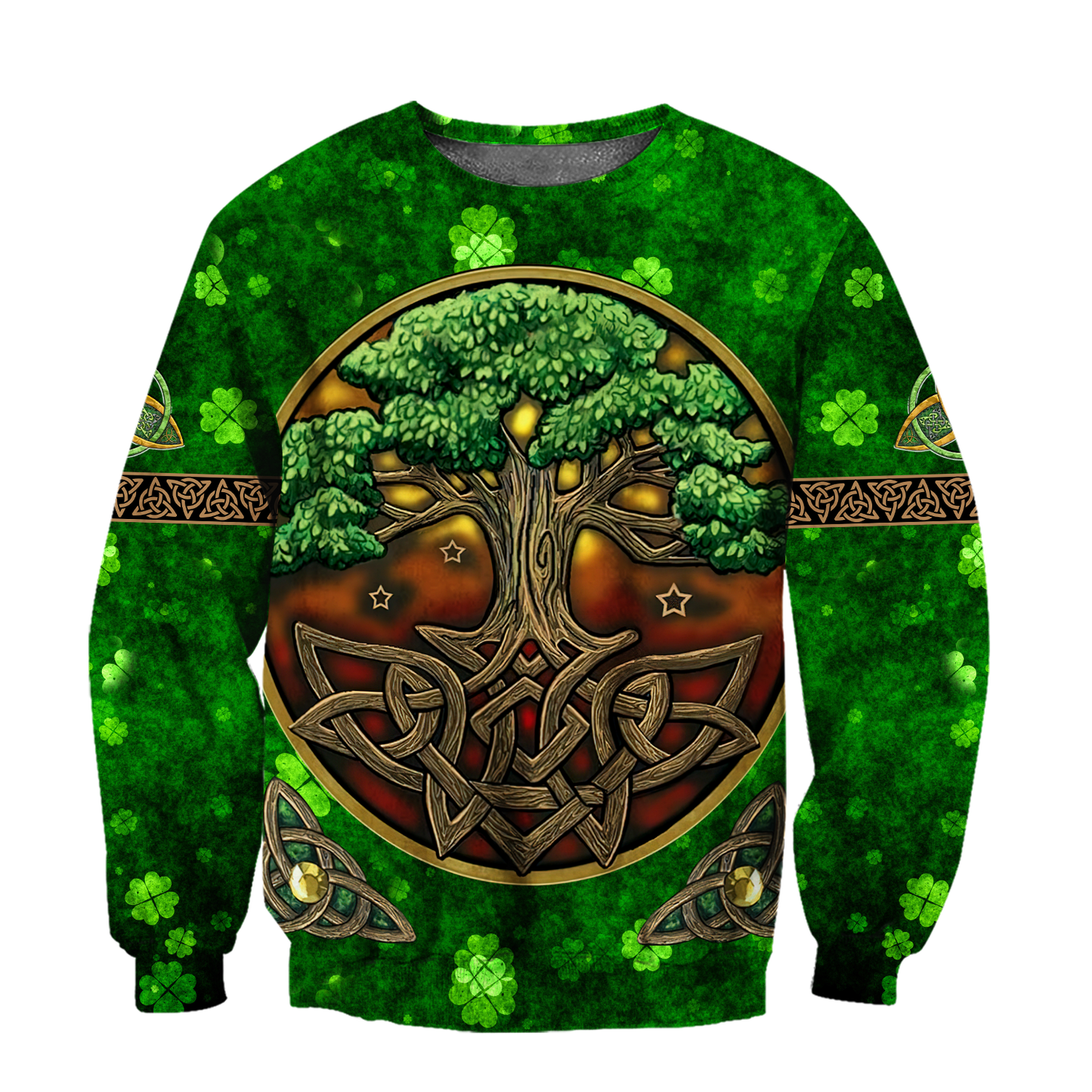Premium Tree Of Life Irish Saint Patrick's Day 3D Printed Unisex Shirts TN