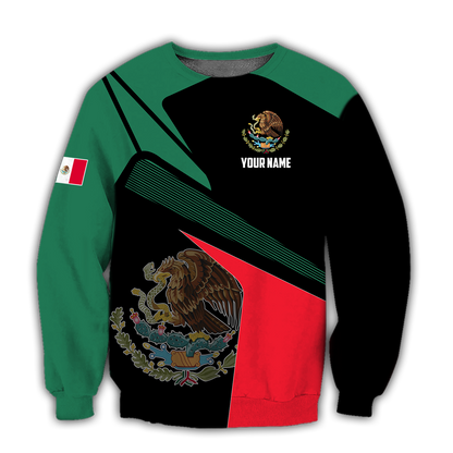 Personalized Mexico 3D All Over Printed Hoodie NTN10052104