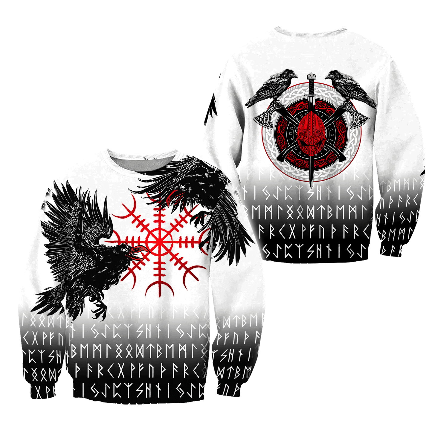 Raven Tattoo Viking Hoodie For Men And Women AM15062101