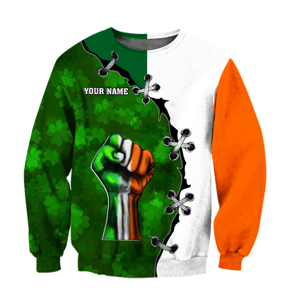 3D All Over Printed Irish Pride- St Patrick Day Unisex Shirts Custom Name XT MH17022103