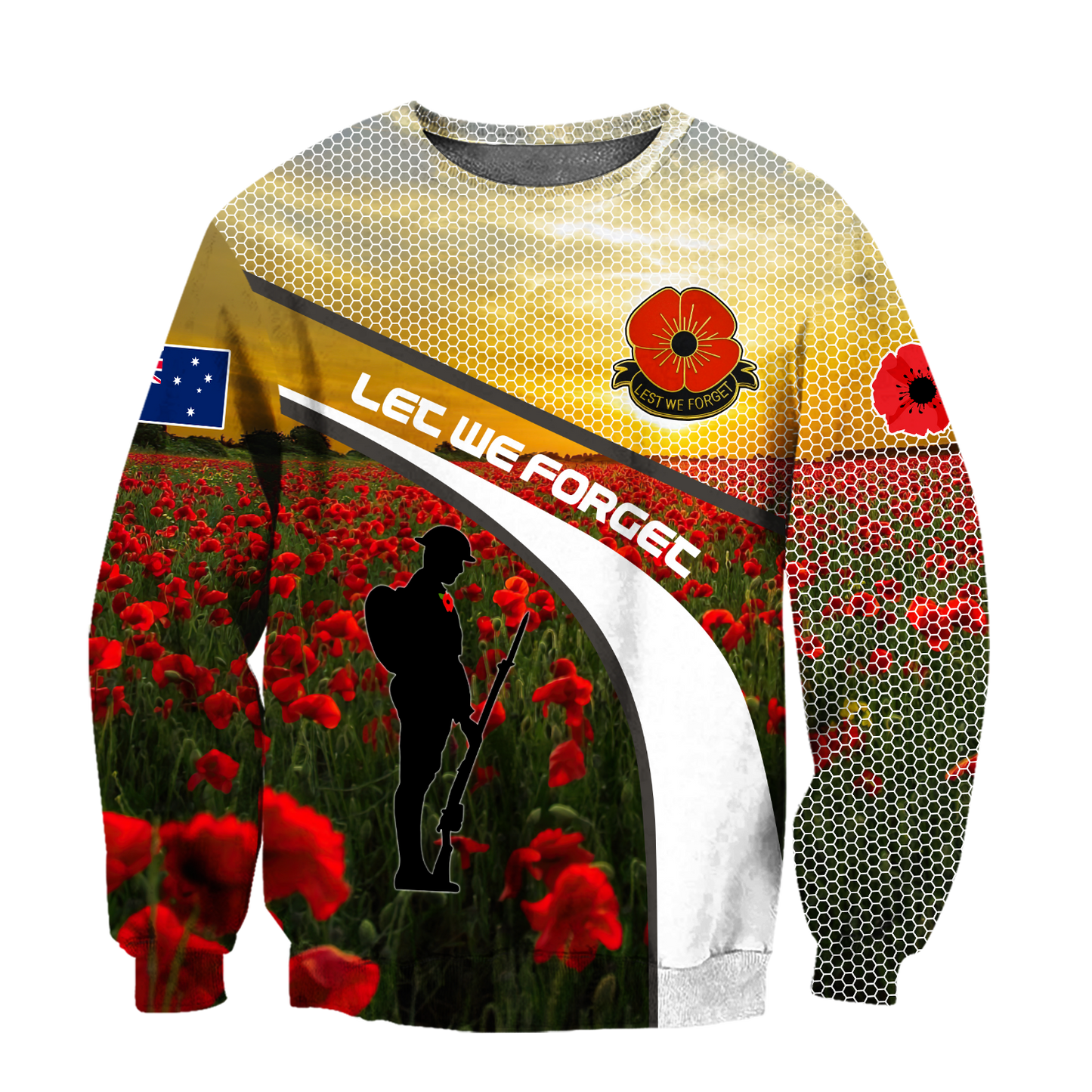 Premium Anzac Day 3D All Over Printed