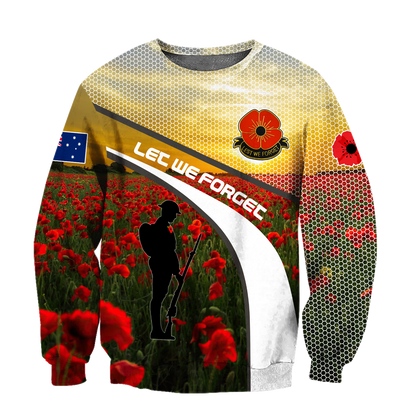 Premium Anzac Day 3D All Over Printed