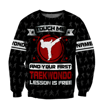 Customize Name Taekwondo Hoodie For Men And Women TNA26032104