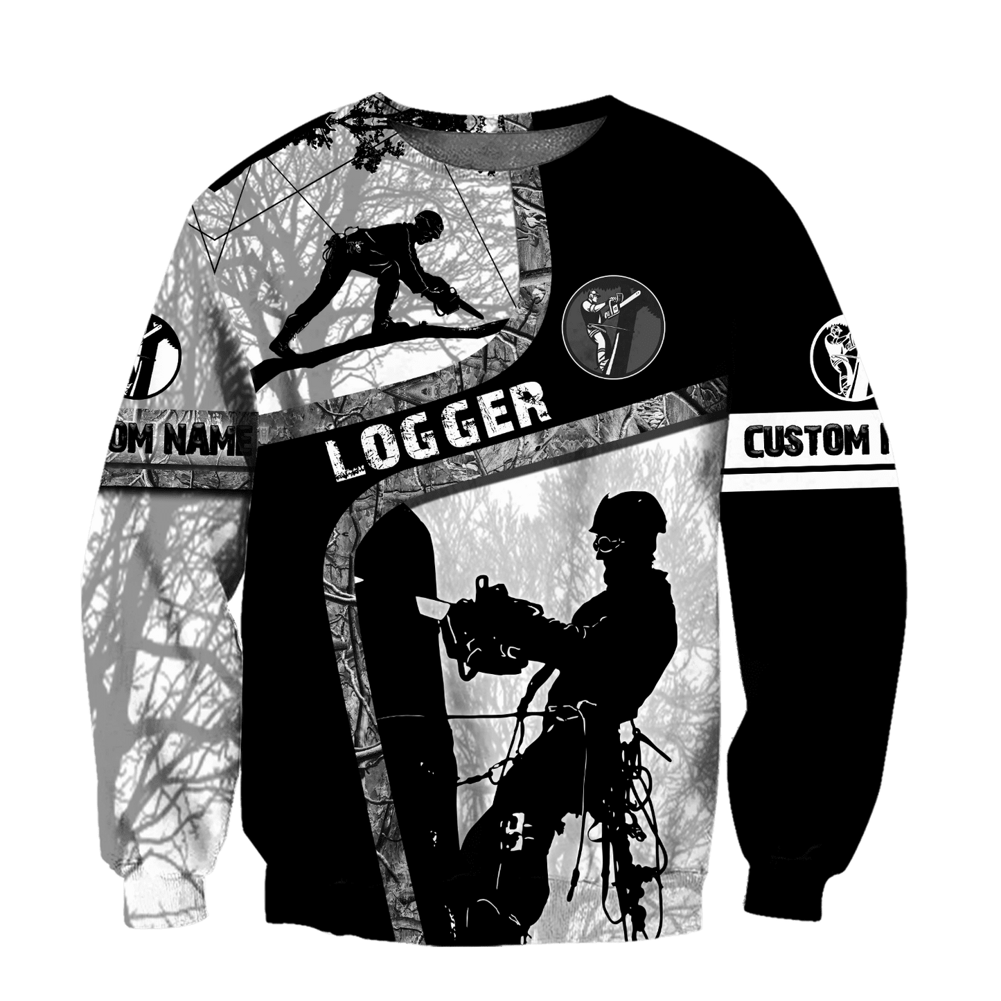 Premium Personalized Name Logger 3D All Over Printed Unisex Shirt