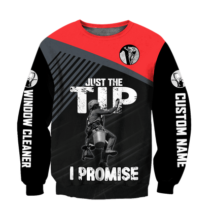 Premium Personalized 3D Printed Window Cleaner Shirts Just The Tip MEI