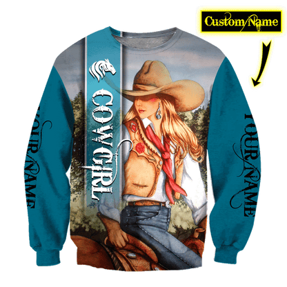 Cow Girl 3D All Over Printed Shirts VP19122007XT