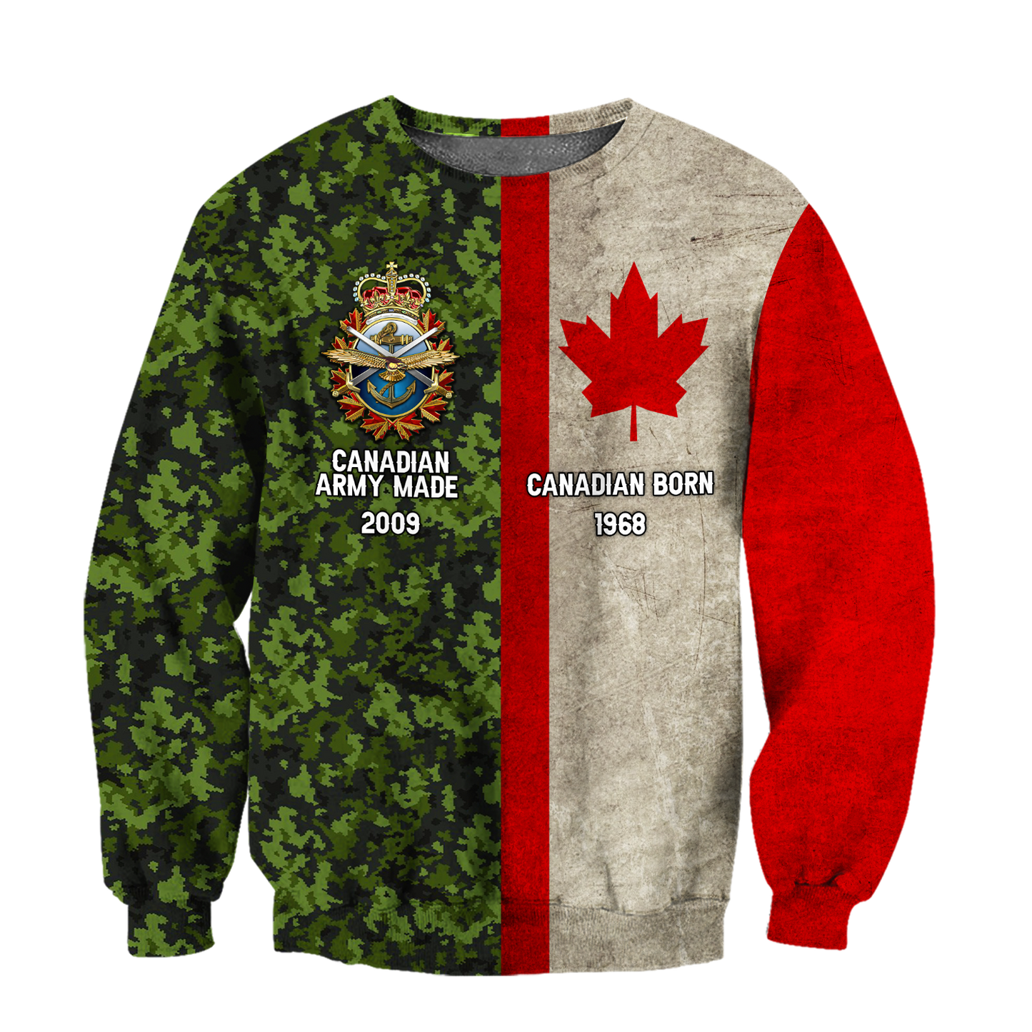 Personalized Number XT Canadian Veteran - Jesus 3D All Over Printed Shirts MH10032101