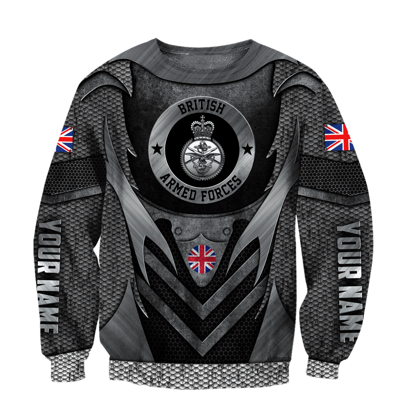 Custom Name XT British Armed Forces 3D Printed Clothes HHT07042103