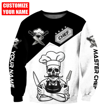 Custom Name Master Chef 3D All Over Printed Unisex Shirts