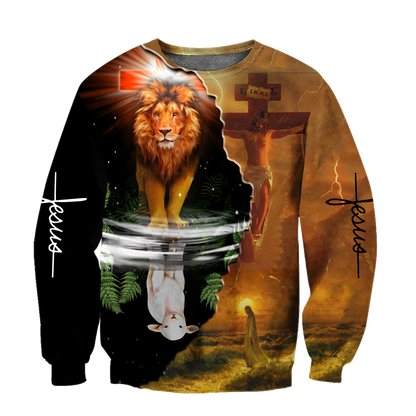 Jesus Lion Lamp 3D All Over Printed Shirts