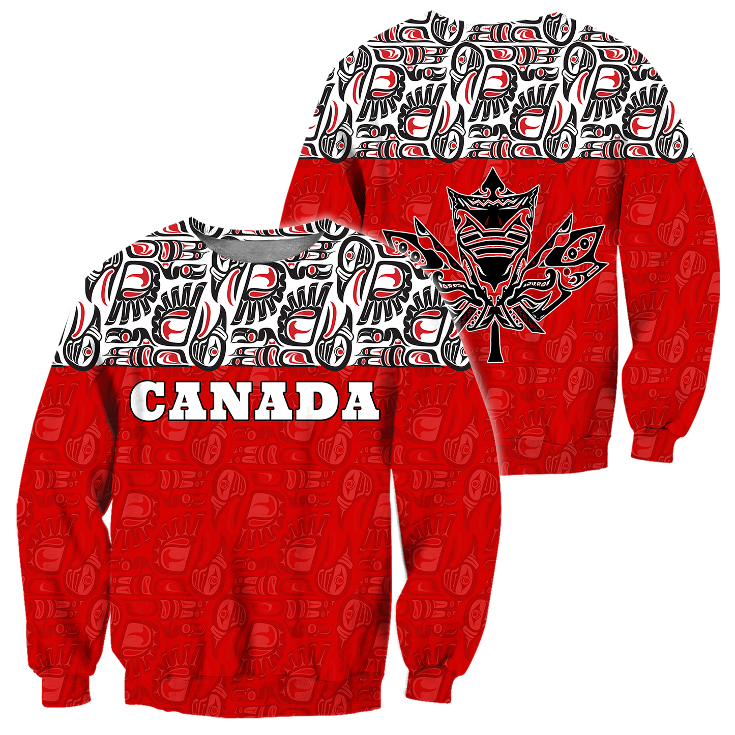 Canada Day Haida 3D Printed Shirts DD01042103