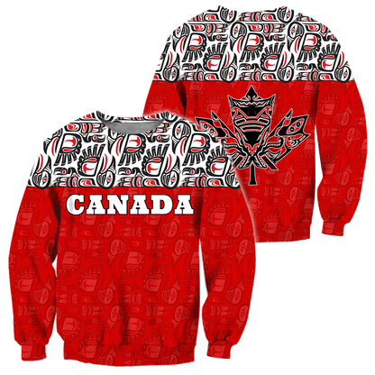 Canada Day Haida 3D Printed Shirts DD01042103